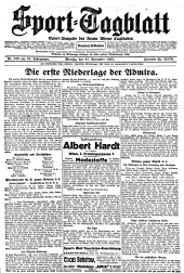 (Wiener) Sporttagblatt 19271121 Seite: 1