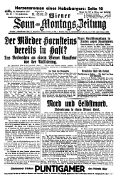 Wiener Sonn- und Montags-Zeitung 19271121 Seite: 1