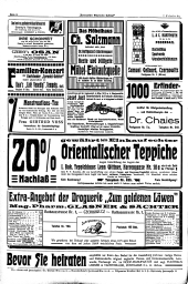 Czernowitzer Allgemeine Zeitung 19121107 Seite: 8