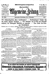 Czernowitzer Allgemeine Zeitung 19121107 Seite: 9