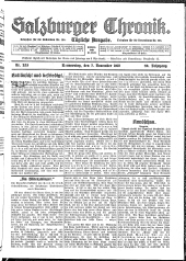 Salzburger Chronik 19121107 Seite: 1