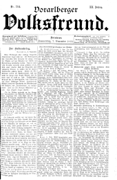 Vorarlberger Volksfreund 19121107 Seite: 1