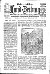 Österreichische Land-Zeitung 19121109 Seite: 1