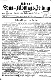 Wiener Sonn- und Montags-Zeitung 19121111 Seite: 1