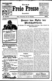 Neue Freie Presse 19321110 Seite: 1