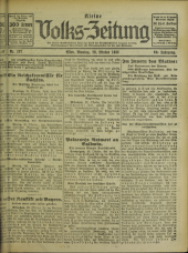 (Österreichische) Volks-Zeitung 19231029 Seite: 1