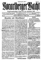 Vorarlberger Wacht 19231031 Seite: 1