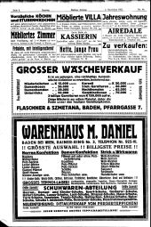 Badener Zeitung 19231103 Seite: 6
