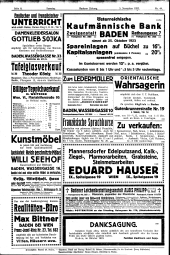 Badener Zeitung 19231103 Seite: 8