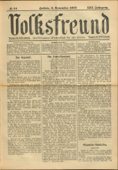 Volksfreund 19231103 Seite: 1