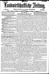 Wiener Landwirtschaftliche Zeitung 19231103 Seite: 1