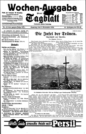 Neues Wiener Tagblatt (Wochen-Ausgabei) 19341103 Seite: 1