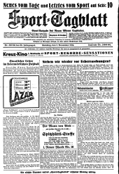 (Wiener) Sporttagblatt 19341103 Seite: 1