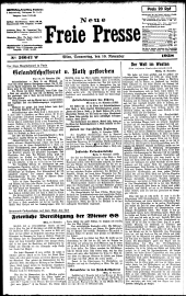Neue Freie Presse 19381110 Seite: 1
