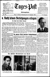 (Linzer) Tages-Post 19381110 Seite: 1