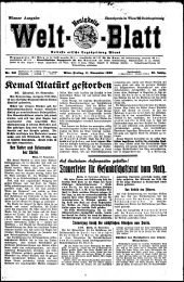 (Neuigkeits) Welt Blatt 19381111 Seite: 1