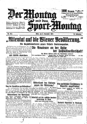 Der Montag 19221106 Seite: 1