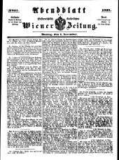 Wiener Zeitung 18571102 Seite: 1