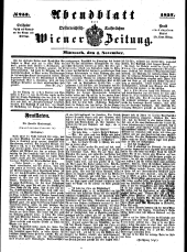 Wiener Zeitung 18571104 Seite: 11