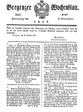 Bregenzer Wochenblatt 18571103 Seite: 1