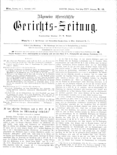 Allgemeine Österreichische Gerichtszeitung