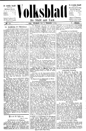 Volksblatt für Stadt und Land