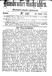 Innsbrucker Nachrichten 18871029 Seite: 1