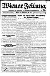 Wiener Zeitung 19381024 Seite: 1