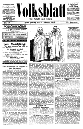 Volksblatt für Stadt und Land 19071025 Seite: 1