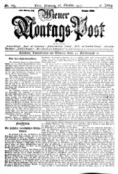 Wiener Montags-Post 19071028 Seite: 1