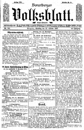 Vorarlberger Volksblatt 19071022 Seite: 1