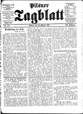 Pilsener Tagblatt 19071025 Seite: 1