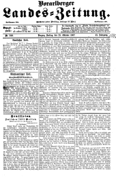 Vorarlberger Landes-Zeitung 19071025 Seite: 1