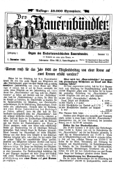 Der Bauernbündler 19071101 Seite: 1