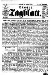 Prager Tagblatt 18980116 Seite: 1