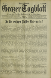 Grazer Tagblatt 19021012 Seite: 1