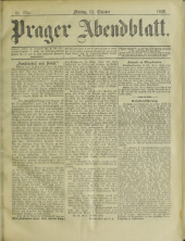 Prager Abendblatt 19021013 Seite: 1