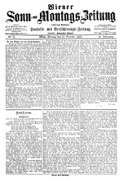 Wiener Sonn- und Montags-Zeitung 19021013 Seite: 1