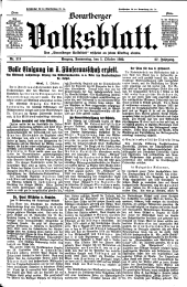 Vorarlberger Volksblatt 19221005 Seite: 1