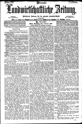 Wiener Landwirtschaftliche Zeitung 19221007 Seite: 1