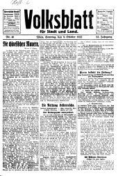 Volksblatt für Stadt und Land 19221008 Seite: 1