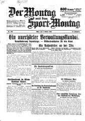 Der Montag 19221009 Seite: 1