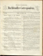 Oesterreichische Buchhändler-Correspondenz