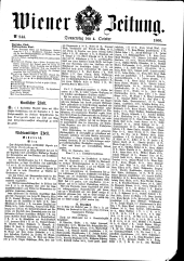 Wiener Zeitung 18661004 Seite: 1