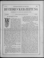 Buchdrucker-Zeitung 18911001 Seite: 1