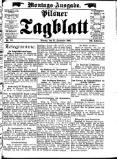 Pilsener Tagblatt 19020929 Seite: 1