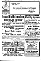 Prager Tagblatt 19021001 Seite: 19