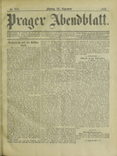 Prager Abendblatt 19020929 Seite: 1