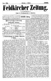 Feldkircher Zeitung 19021001 Seite: 1