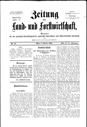 Zeitung für Landwirtschaft 19021001 Seite: 1